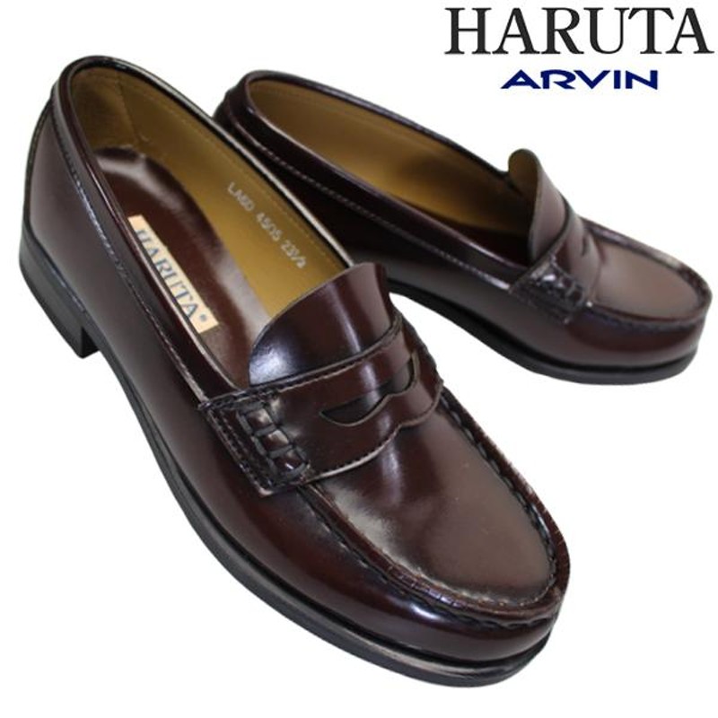 ハルタ HARUTA 黒 ローファー 革靴（ハルタ ローファー 黒 女子