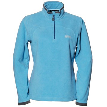 LV8132 女雙刷毛保暖上衣(煙藍)