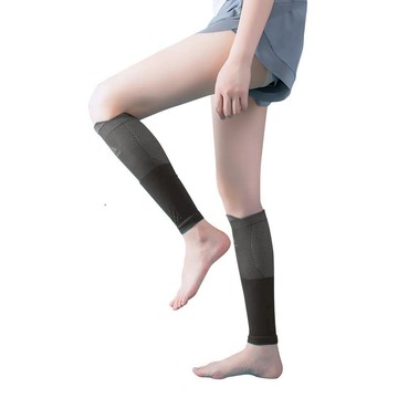 登山健身速乾壓力護小腿套  黑色  M  1雙