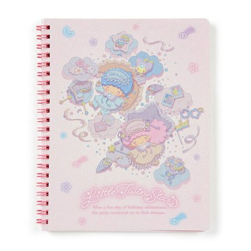 【震撼精品百貨】雙子星 Little Twin Stars KiKi&LaLa 日本SANRIO三麗鷗 線圈筆記本-睡覺*-27161 震撼日式精品百貨