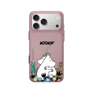 iPhone 17 Pro Max Clear (相機按鈕) 晶醺玫 - Moomin - Moomin＆歌妮-擁抱