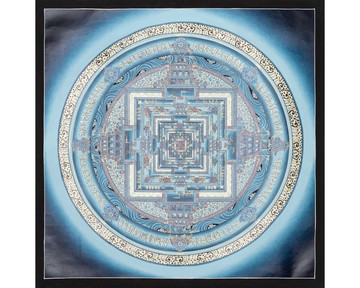 手繪時輪金剛曼陀羅唐卡 — 實修者的至臻禮贈