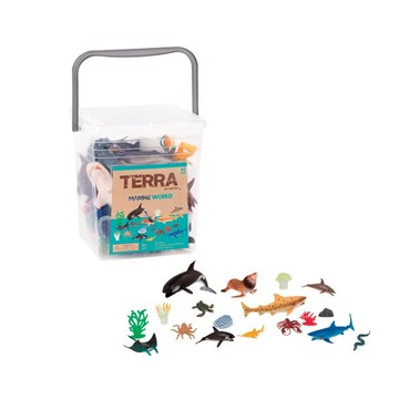 《 TERRA 》海洋世界(情境桶) 60pcs 東喬精品百貨