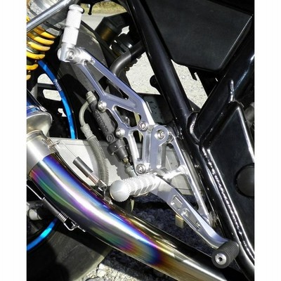 MotoGear モトギア XJR400R専用タンデムプレートキット付きステップ 