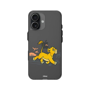 iPhone 17 Clear (相機按鈕) 酷墨灰 - Disney - Lion King 迪士尼-獅子王 - 辛巴成長中