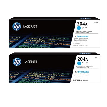 2入組-HP CF511A/511A/511/204A  原廠藍色碳粉匣 適用HP M154a/M154nw/M180n/M181fw