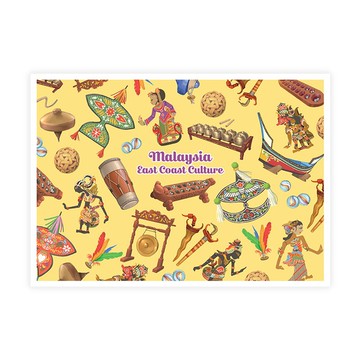 東海岸文化明信片