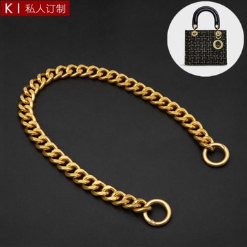 Dro戴妃復古手提粗鏈子配件肩帶加長金屬鏈條包帶腋下短鏈子包鏈