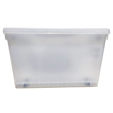 KEYWAY 聯府 印象 滑輪整理箱 60L  59 x 41 x 33.7cm  透白色  1個