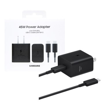 SAMSUNG三星 原廠新款 45W 快充旅充組 Type C_內附5A/1.8m快充線【EP-T4511/台灣公司貨】