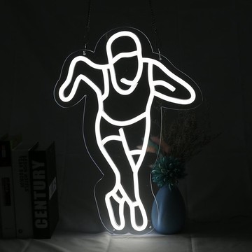 運動男孩LED發光字Neon Sign健身娛樂房間裝潢廣告招牌