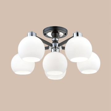 白玉玻璃半吸頂燈 F37-21-92073