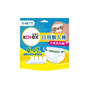 Kotex 日用懶人褲褲型衛生棉 1褲+4替換片X14包
