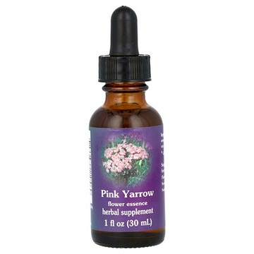 Flower Essence Services, 粉色歐蓍草，花精華，1 液量盎司（30 毫升）