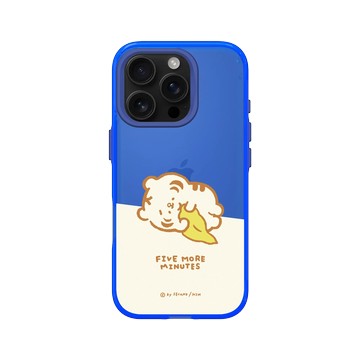 iPhone 16 Pro Clear 激光藍 - XIAO LAO FU 小勞撫 - 再睡五分鐘