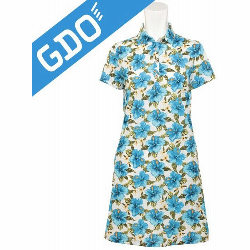 プーマ Puma ハイビスカスプリント 半袖ワンピース レディス ワンピース 通販 Lineポイント最大0 5 Get Lineショッピング