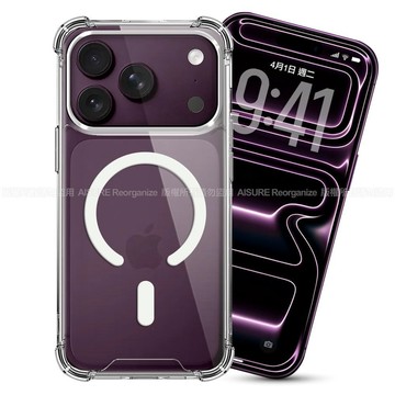 iPhone 18 Pro 殼 CITY BOSS for iPhone 18 Pro 5D軍規全透明殼-磁吸版