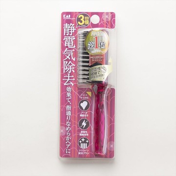 3倍防靜電髮梳（寶石紅）S KQ-1169