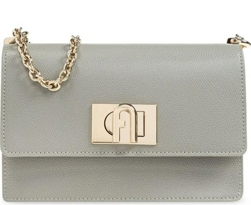 FURLA FURLA 1927 MINI 斜跨包 灰色女款包包