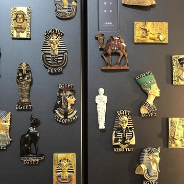 神秘的埃及金字塔旅遊冰箱貼法老豔後獅身人麵像立體磁性冰箱裝飾