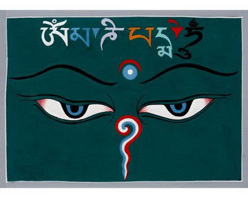 神聖佛眼唐卡 – 無限智慧的視野