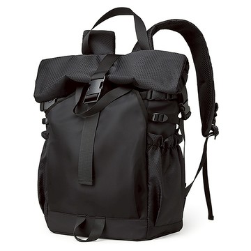 E.City_大容量加厚減壓卷口休閒背包