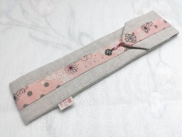 餐具組隨身收納袋 筷套F02-037~獨特設計手工縫製