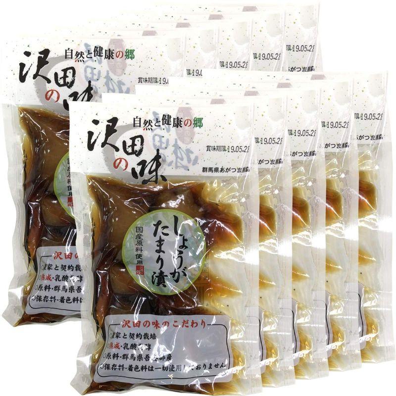 国産原料使用沢田の味 しょうが たまり漬 100g×10袋セット 巣鴨のお茶屋さん 山年園