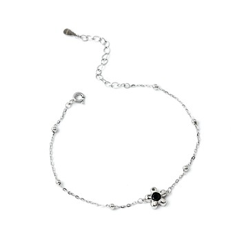 [大尺碼/純銀] 雪地裡的花手鍊 / Flowers In The Snow Bracelet