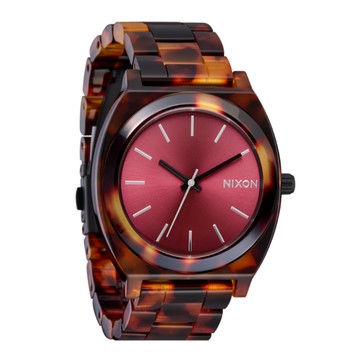 【NIXON】 TIME TELLER 乾燥玫瑰紅 玳瑁錶 時尚穿搭 生日禮物 情人節禮物 手錶 女錶 送禮 禮物 37MM