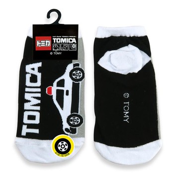 TM03 TOMICA舒柔襪子-黑 15-22CM