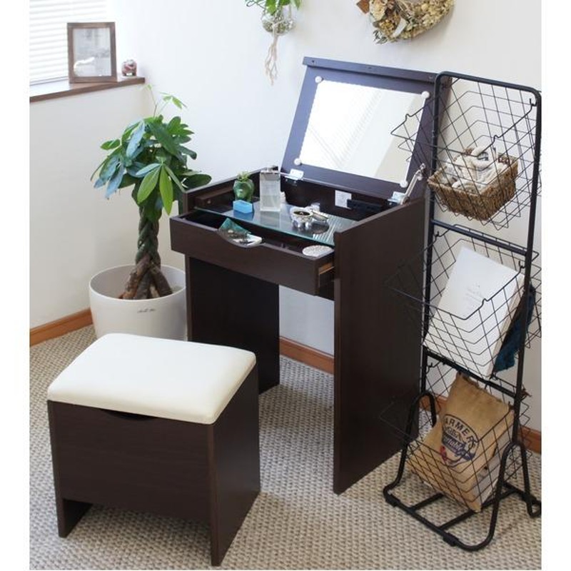 ガラス天板ダークブラウンデスク パソコンデスク(横幅120cm×奥行60cm