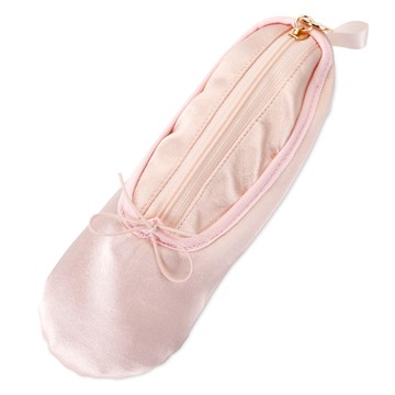 Indik 芭蕾舞鞋造型鉛筆盒收納包  1個  粉色
