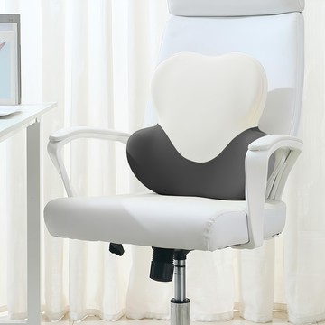 Mini嚴選 太空記憶棉辦公室靠墊/汽車靠腰墊 CN0424-DG  42 x 40 x 13cm  深灰色