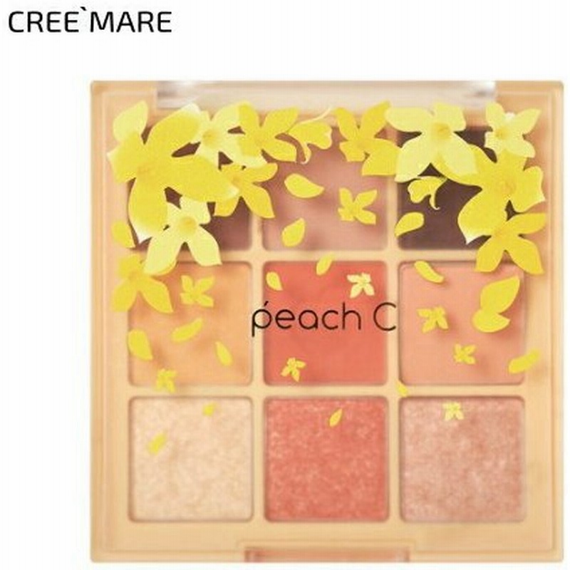 韓国コスメ ピーチシー Peachc アイシャドウ パレット 茶色 ブラウン オレンジ イエロー 黄色 ベージュ ラメ グリッター かわいい 通販 Lineポイント最大0 5 Get Lineショッピング