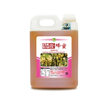彩花蜜 養蜂協會驗證-荔枝蜂蜜3000g