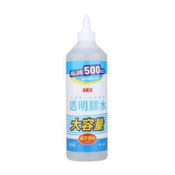 文明SKB大容量透明補充膠水/GL-60/500cc