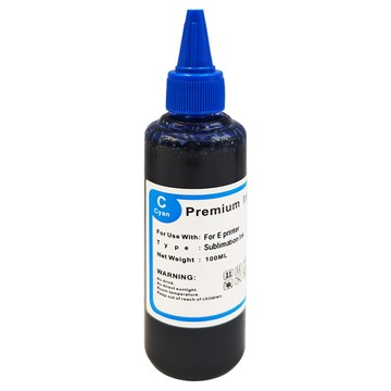 NEXTPAGE 台灣榮工 Sublimation 熱昇華印表機專用墨水 適用於 EPSON 印表機 100ml  藍色  1瓶