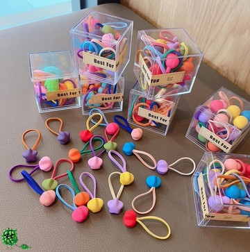 女童皮筋高檔公主韓式兒童發飾頭繩可愛女網紅ins超火感簡約