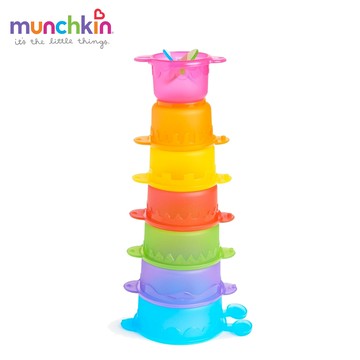 Munchkin-毛毛蟲疊疊樂洗澡玩具-new(兒童洗澡玩具)