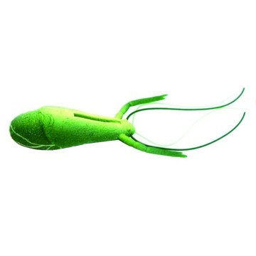 Berkley 貝克力 PowerBait Walking Shrimp 浮水自進蝦  綠身黃背  1個