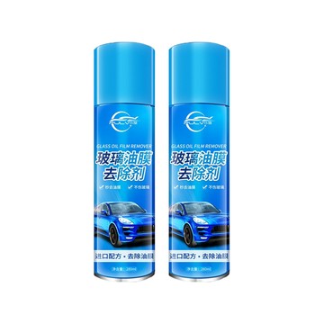 油膜去除劑 僕旅 玻璃油膜去除劑 280ml  2入