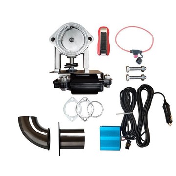 汽車排氣管改裝閥門鼓電動遙控可變排氣閥門排氣筒可調跑車聲浪