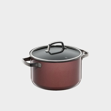 WMF Fusiontec Mineral 高身湯鍋 24cm 6.4L (玫瑰金色)