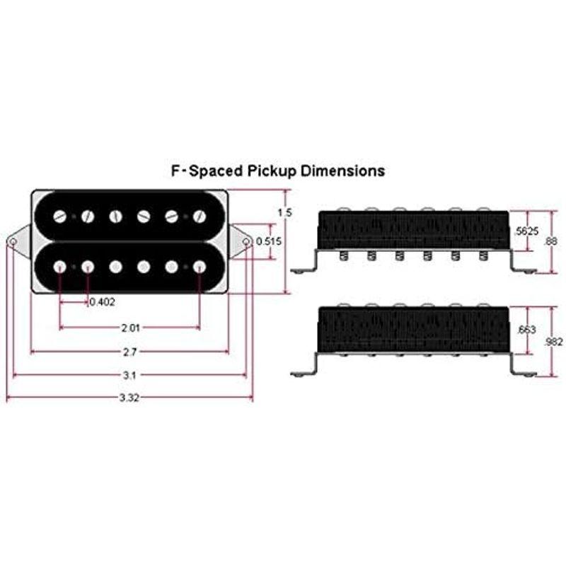 DIMARZIO ギター用ピックアップ F-SPACE BLACK Illuminator Neck DP256