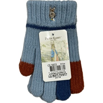 比得兔跳色兒童刺繡手套(款式隨機出貨)