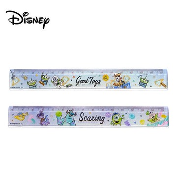 【日本正版】皮克斯電影系列 直尺 15cm 塑膠尺 玩具總動員 巴斯光年 迪士尼 Disney