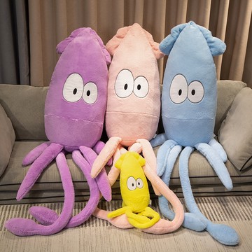 💗特惠💗新品可愛大眼睛大長腿海洋章魚公仔 睡覺抱枕 沙發靠枕生日禮物