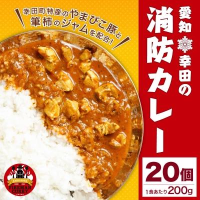 ふるさと納税 幸田町 幸田消防カレー 200g×20個入り レトルトカレー カレー 小麦粉不使用