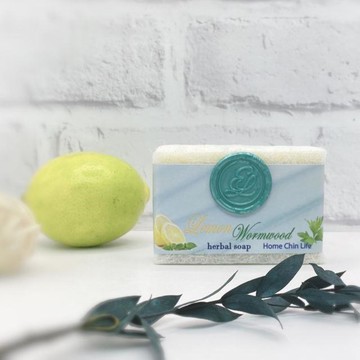 【鴻琴生活】逸佳ELEGANT檸檬艾草美容手工皂中皂(100g) 花草系列